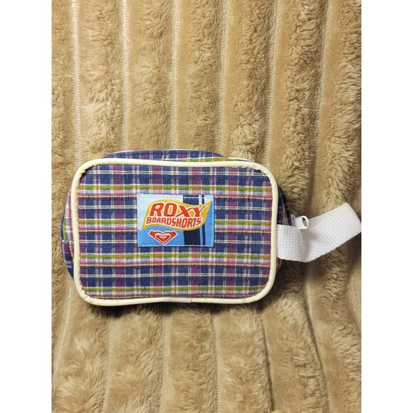 Roxy Boardshorts Quiksilver Zipper Pouch Wallet Purse Wristlet Y2K Clutch Surf - Picture 2 of 13